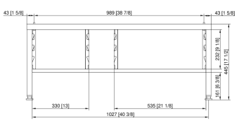 Подставка UG II Combi-Duo стандарт 6-2-1 на 6-2-1 RATIONAL 60.31.208 